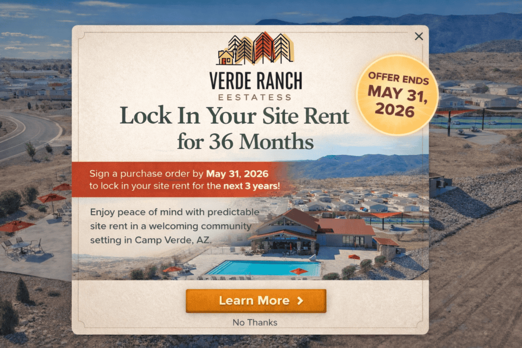 Verde Ranch Estates rent offer